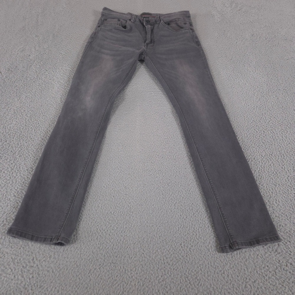 Steve's Jeans Jeans Mens 30x32 Gray Slim Fit‎ Stretch Denim Cotton Blend Pants